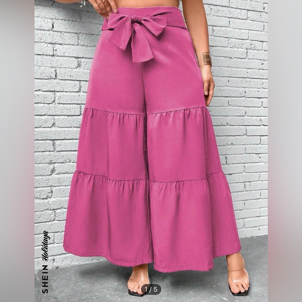 NEW hot pink pants, size 3X/18
